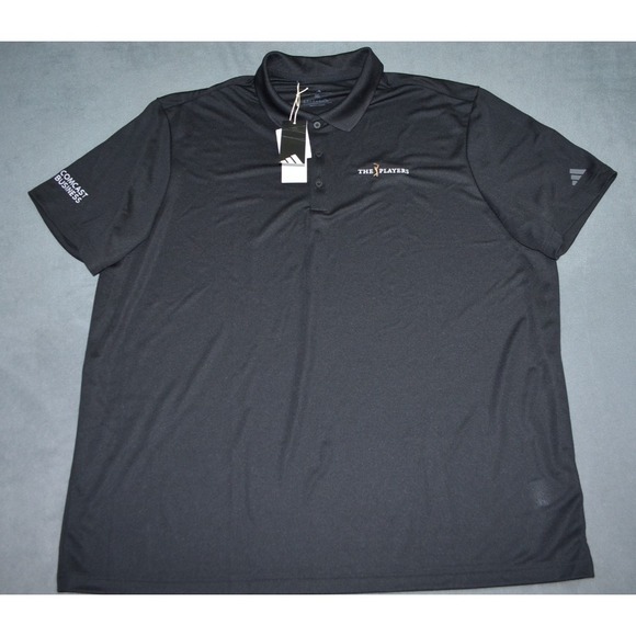 Adidas Golf Polo The Players Championship Black Mens size 3XL Comcast Business - Picture 1 of 11